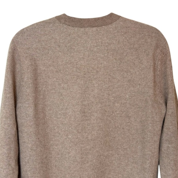 Club Monaco Women's Tan Neutral Cashmere Crew Neck Sweater-Size Small - Picture 6 of 10